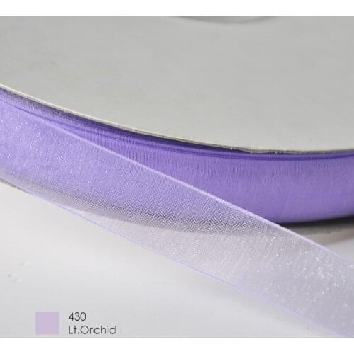 [IuBuFiGo ribbon] 3/4"(19mm) DIY Sheer Satin Ribbon 200yard/roll/lot