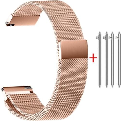 Moment # L04 2018 Watch Band for 14MM 16MM 18MM 20MM 22MM Milanese Magnetic Loop Stainless Steel Watch Strap Bands Drop Shipping