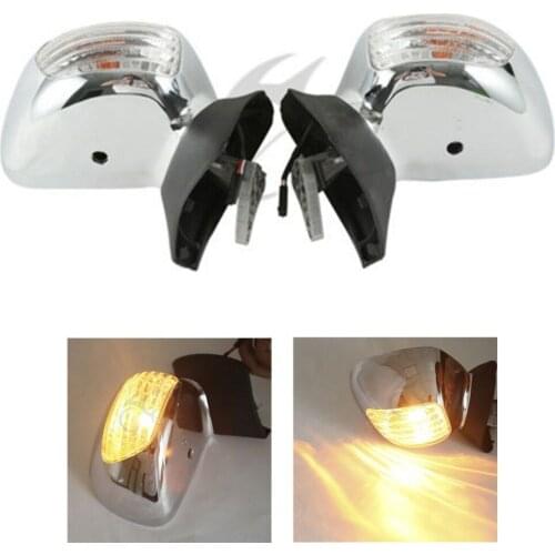 Motorcycle Rear View Mirror W/Turn Signal for Honda Goldwing GL1800 2001-2017 03 04 05
