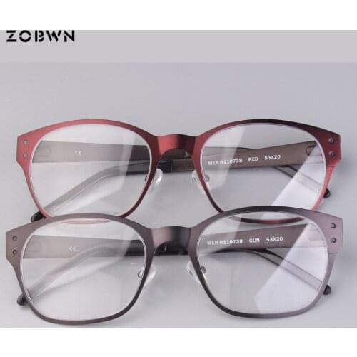 Wholesale promotion round glasses man gray color women eyeglases очки модные retro classic optical model full rim can put myopia