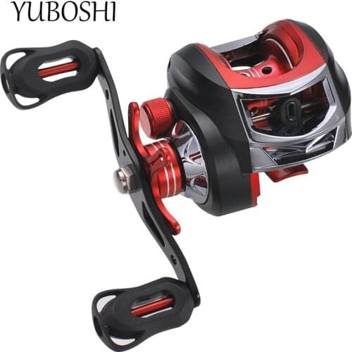 YUBOSHI Brand 6.3:1 High Speed Baitcasting Fishing Reel Magnetic Brake Fishing Wheel Fishing Coil