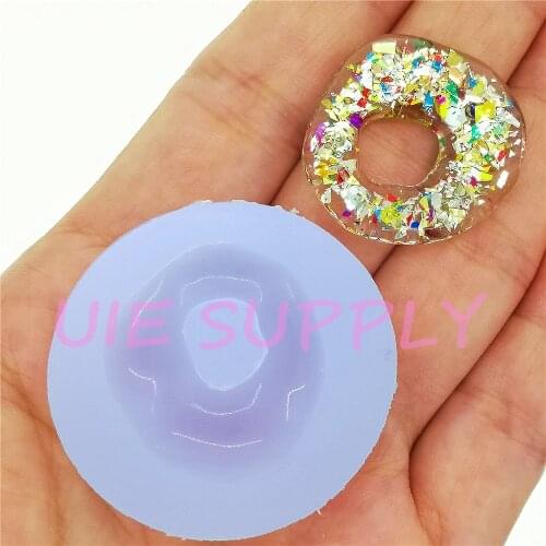 BYL545U 27.3mm x 25.6mm Silicone Mold Fondant Cake Decoration Candy Resin Clay Earrings Necklace Craft Soap Candle FOOD SAFE