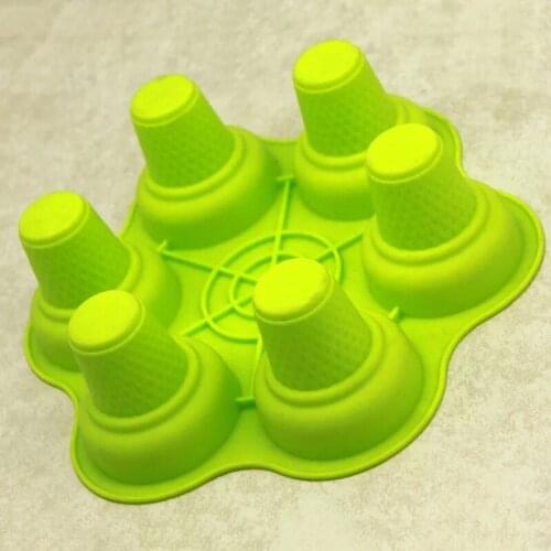 100pcs/lot,ice-cream cone silicone mold Fondant Cake Decorating Tools Silicone Soap Mold Silicone Cake Mold bath bomb mould