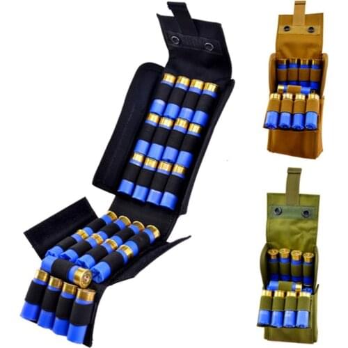 Hunting bags holsters 25 Round 12 Gauge Shells Reload Tactical Magazine Pouch Molle PALS ammo box Canvas gun accessories