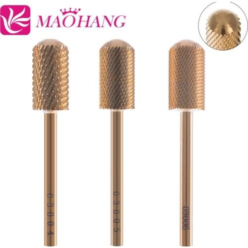 MAOHANG Carbide Electric Nail Drill Bit Mill Cutter Nail Files for Nail Electric Drill Manicure Device Machine Accessory Tools