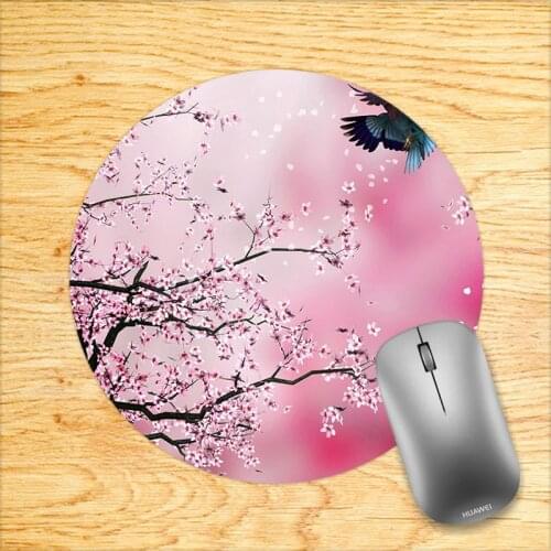 Genshin Impact Pad Mouse Cherry Blossom Mat Kawaii Accessories Anime Mousepad Xl Mause Small Rug Pc Gaming Keyboard Valorant Diy