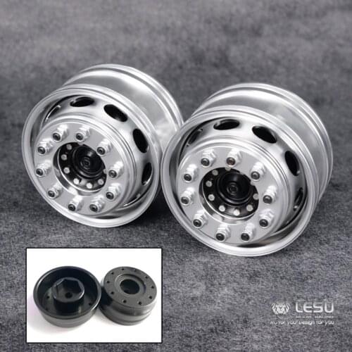 LESU Front Wheel Hub Metal for 1/14 RC Tractor Truck DIY TMY Model Power Axle TH02478-SMT3