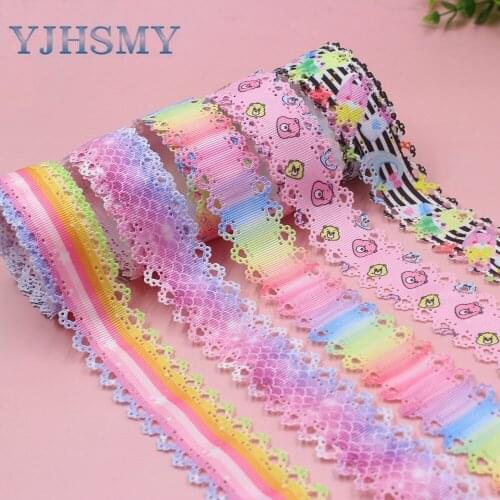 YJHSMY I-19625-1445,10yards,Hot 30mm hollow solid double-sided ribbon, tape crafts bow cap accessories and decorations