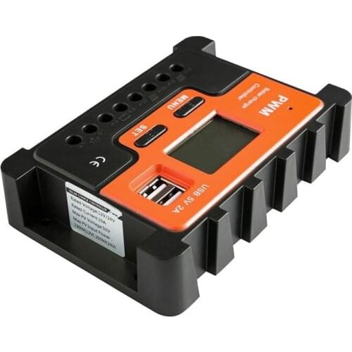Factory direct high quality orange solar charge controller 20a