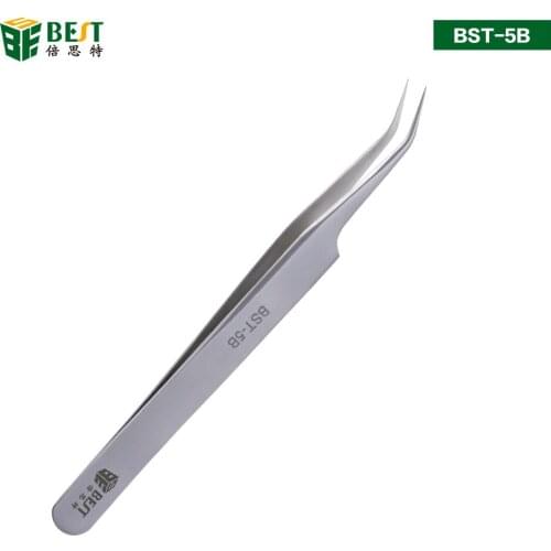 1 PC new stainless steel industrial matte tweezers watchmaker repair tools excellent quality