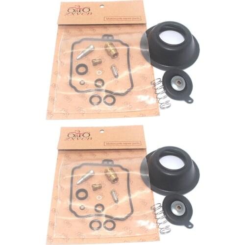 2set for XVS650 V-STAR 1998-2005 XVS 650 Motorcycle carburetor repair kit plunger diaphragm
