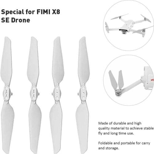 2 Pairs/Set Original CW+CCW Propeller set for Xiaomi FIMI X8 SE Version Drone RC Quadcopter Spare Parts Quick-release Propeller