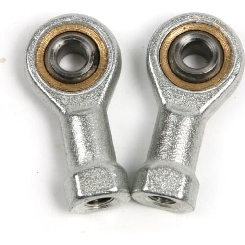 2x M5 M6 M8 M10 M12 M16 Female Ball Bearing Fish Eye Rod End Joint Bearing Left Internal Thread Machinery Bearing