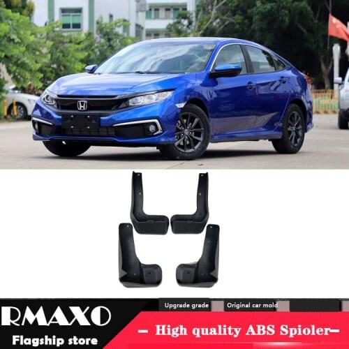 For Honda CIVIC 2019 Mudflaps Splash Guards Front With the color and rear Mud Flap Mudguards Fender Modified special