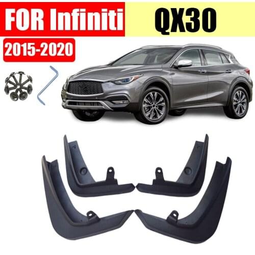 Mud Flaps For Infiniti QX30 mudguards 2017 - 2019 AUTO Mud Flaps Splash Guards splash guards car accessories car-fenders
