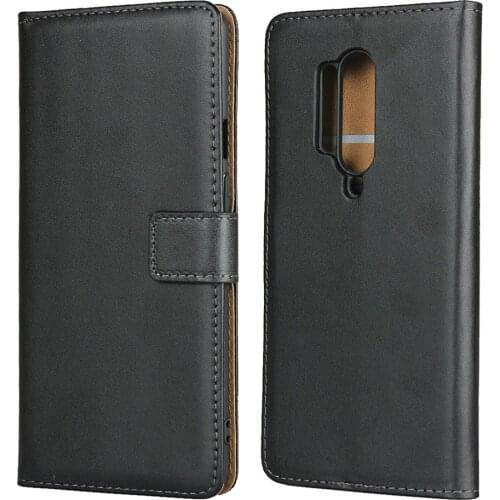 Black dermis left and right cover mobile phone case for OnePlus 8 Pro Bracket wallet pocket mobile phone case for 1+8 Pro