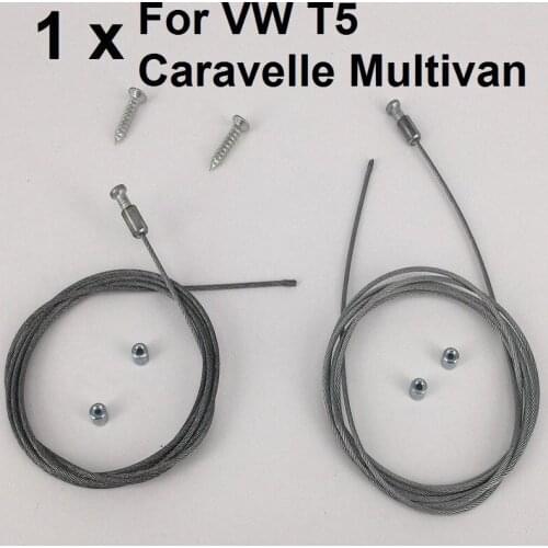 For VW T5 Caravelle Multivan electric sliding door repair Steel wire Left&right Onwards 2003
