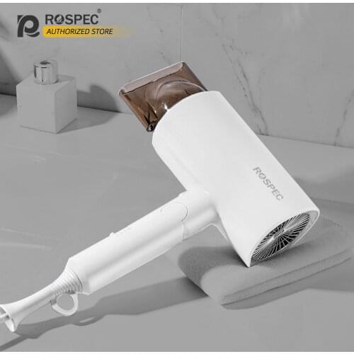 ROSPEC 1800W Strong Wind Fast Drying Hair Foldable Hair Dryer Anion Hairdryer Household Electric Hair Drier Hair Blow Dryer