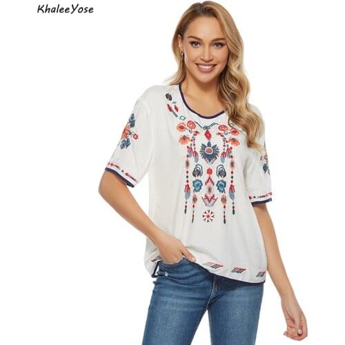 Khalee Yose Women's Shirts With Embroidery