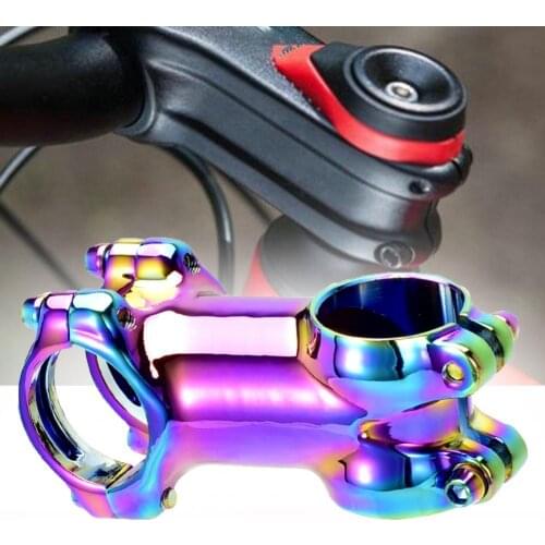 Colorful Ultralight ±7 Degrees 31.8x60/70/80/90mm Bicycle Handlebar Stem Aluminum Alloy MTB Bike Handlebar Stem Cycling Parts