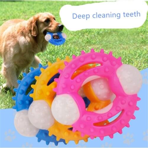New Dog Chew Toys Dogs Toothbrush Pet Molar Tooth Cleaner Brushing Stick Doggy Puppy Dental Care Pet Supplies Rubber Dog Toy