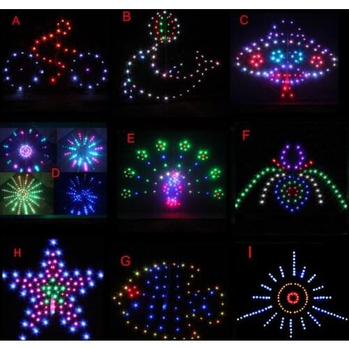 New High quality Outdoor Fun Sports 3 m² LED Big Power Kite With Lights Good Flying Factory Outlet