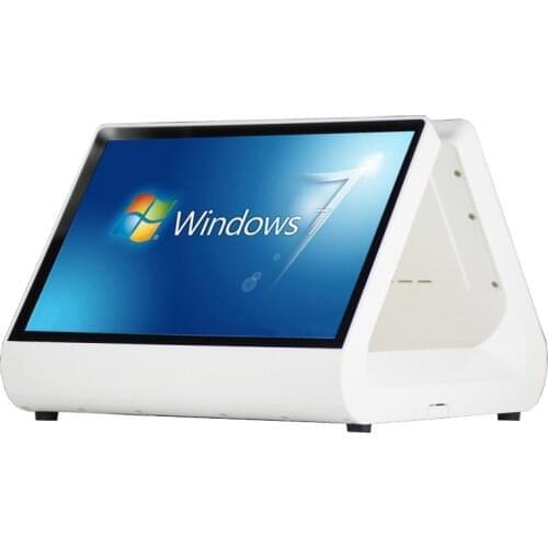 PC EPOS cash register Restaurant Machine Dual 12inch Cheap-Price White Windows Pos System Hardware