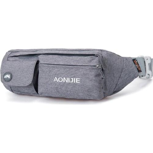 AONIJIE Men Women Running Bag Outdoor Sport Waist Pack Racing Hiking Camping Gym Fitness Anti-Theft Belt Hip