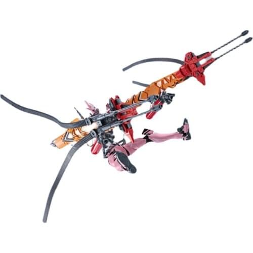 BANDAI Robot Soul Evangelion Japanese Anime EVA-08 Combat Form Kids Assembled Toys Robot Action Figures Model Collections Gifts