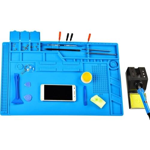 480x318mm Insulation Maintenance Platform Silicone Pad Desk Work Mat Heat For BGA PCB Durable Soldering Repair Playform Tool