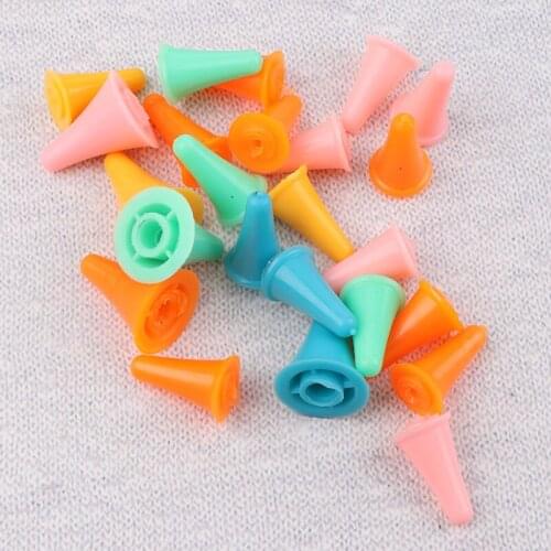 4pcs 2 Sizes Knitting Needles Point Protectors for Knitting Craft Sweaters Scarfs Hats Embroider Needle Caps Protector minxcolor