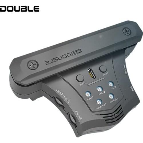Double hole vibration pick-up without opening and speaker double pickup with reverberation delay Buy random gifts