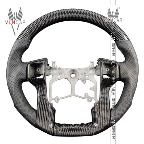 Private custom carbon Fiber steering wheel For Landcruiser prado