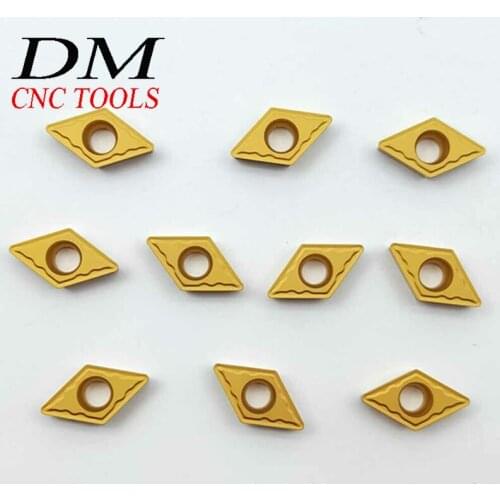 10pcs/BOX DCMT11T308-GP GP1225 cnc carbide turning inserts metal cars blade Turning blade CNC tool lathe machine accessories