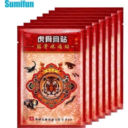 16pcs Tiger Plaster Pain Relief Patch Analgesic Plaster Joint Neck Muscles Ache Rheumatoid Arthritis Medical Orthopedics Sticker