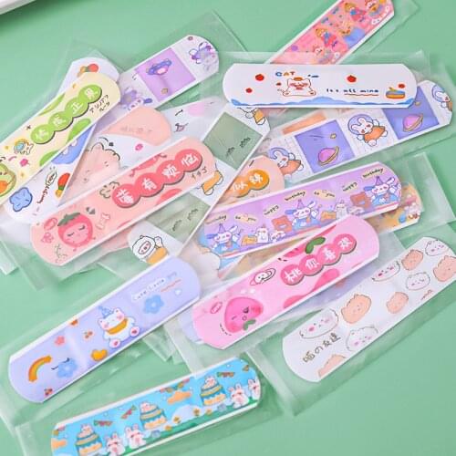 20PCS Cartoon Band Aid Wound Plast Children Kids Hemostasis Adhesive Bandages Household First Aid supplies