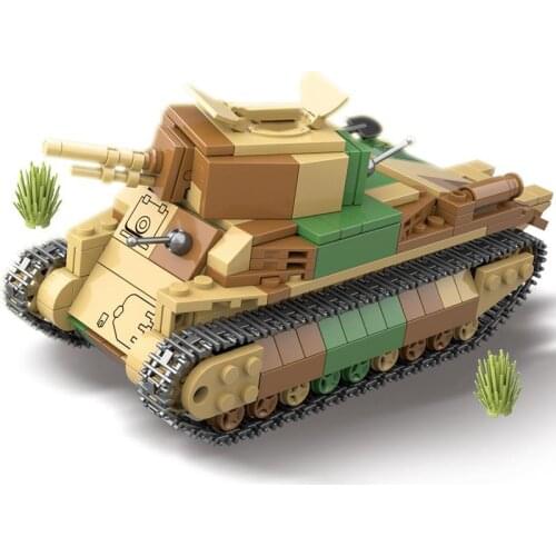2021 Military WW2 Japan Battle Army 86 Tank Vehicle Soldiers MOC Weapon Figures Building Blocks Bricks Classic Model Toys Gifts
