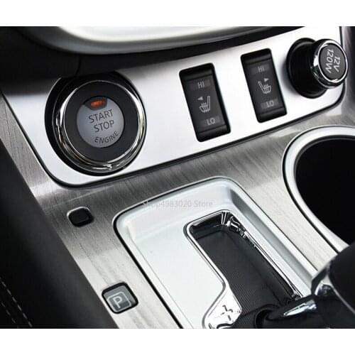 ABS Chrome For Nissan Murano accessories 2015 2016 2017 2018 Car styling Car cigarette Lighter decorate cover trim 1pcs