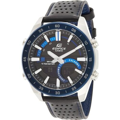 Casio Edifice Analog Digital Black Watch Casio Edifice Analog-Digital Black Dial Mens Watch (EX503) Casio watch wrist watch men