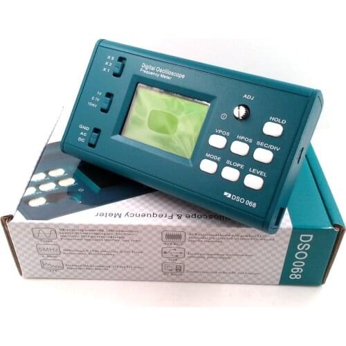 DSO068 20MHz Mini Digital Oscilloscope DIY F Version Kits Battery Digital Screen Electronic Teaching Practice Production Suite