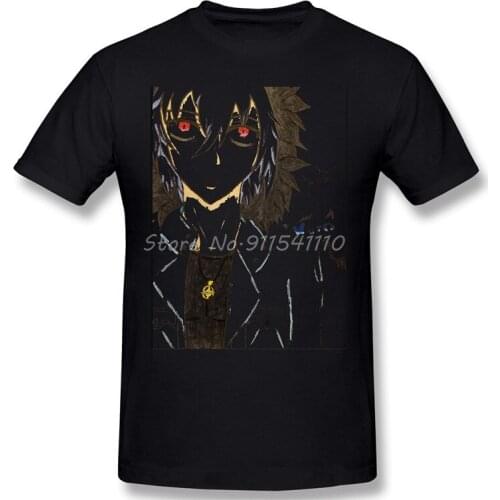 Men Clothing Servamp EVE Sleepy Ash Anime Comfort T-Shirt Kuro Anime Fashion Cotton Men Tshirt Harajuku Streetwear