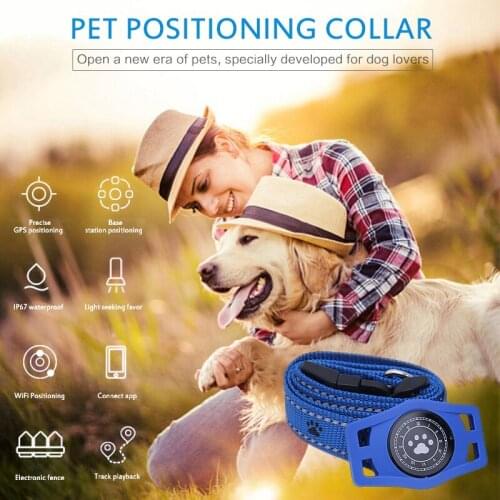 D40 Pet Locator GPS Global Locator Deep Waterproof Voice Calling Cool Lights For Cats And Dogs Anti-loss Collar Pet Locator