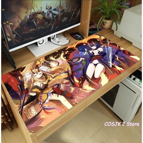 Anime Fate/Grand Order Shuten-douji Scathach Mash Kyrielight Mouse Pad Thicken Laptop Game Mice Mat Laptop Mat Anti-Slip Playmat