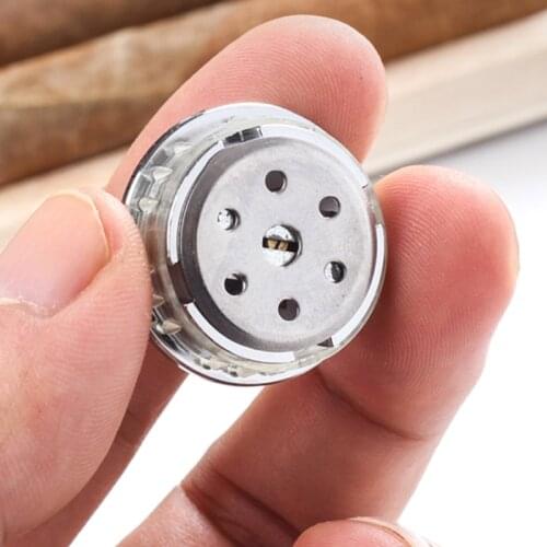 28mm Mini Round Cigar Hygrometer High Precision Moisture Meter Tobacco Humidor Humidity Gauge