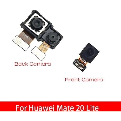 Back Rear Camera Module Flex Cable +Front Facing Camera For Huawei Mate 20 Lite Replacement
