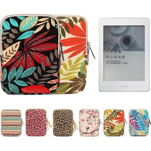 Shockproof Sleeve Canvas Tablet Bag For Amazon Kindle Paperwhite 1/2/4 Case Voyage 2018 6 inch Sleeve Pocketbook Ebook Cover