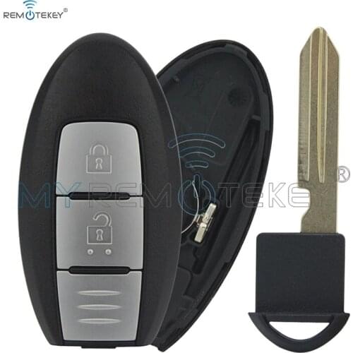 Remtekey Smart car key shell case 3 button for Nissan Qashqai X-Trail key case replacement