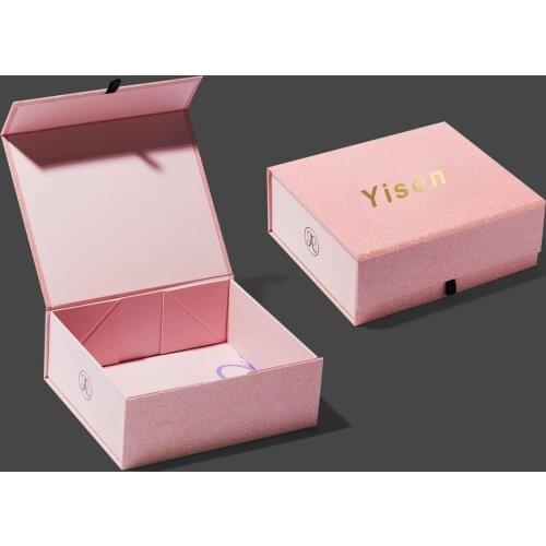 Customized Printed Cardboard Luxury Small Magnet Paper GIft Box Packaging Reflective Holographic Magnetic Gift Box