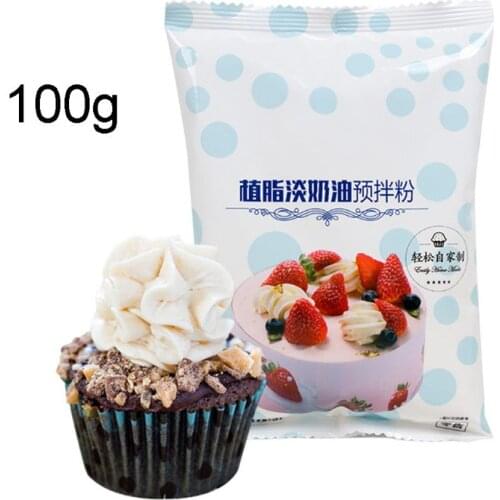 Whipped Cream Icing Mix Stabilizer Light Cream Powder Baking Manual DIY Decorate