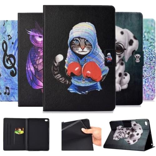 Tablet pc protective case for ipad mini 1/2/3/4 PU leather Fashion Printed Soft back 7.9 inch mini Original cover Cartoon case